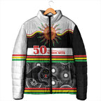 Panthers NAIDOC Week Personalised Padded Jacket Aboriginal Torres Strait Islanders Vibe