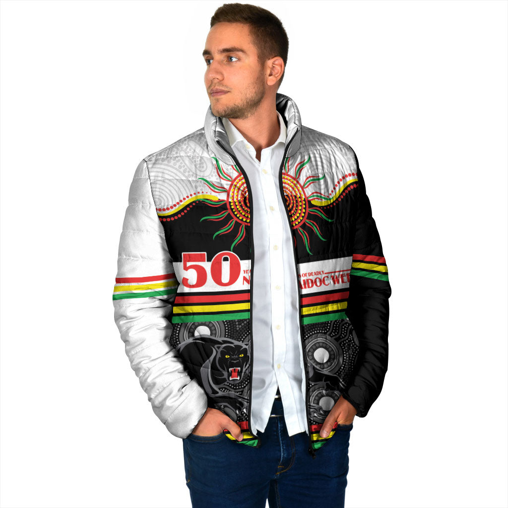 Panthers NAIDOC Week Personalised Padded Jacket Aboriginal Torres Strait Islanders Vibe