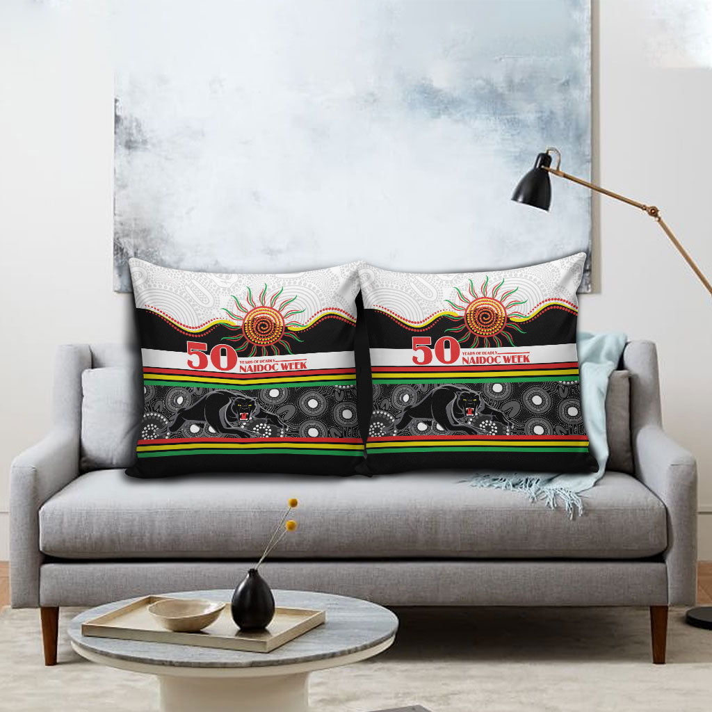 Panthers NAIDOC Week Pillow Cover Aboriginal Torres Strait Islanders Vibe