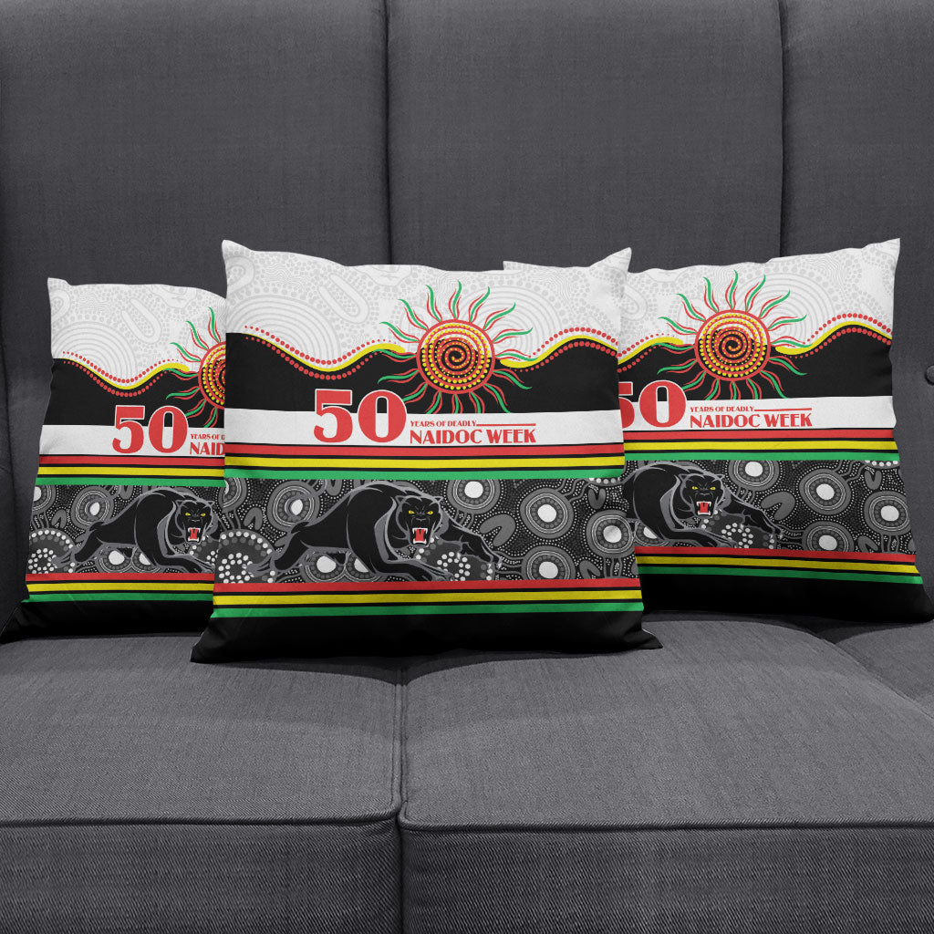 Panthers NAIDOC Week Pillow Cover Aboriginal Torres Strait Islanders Vibe
