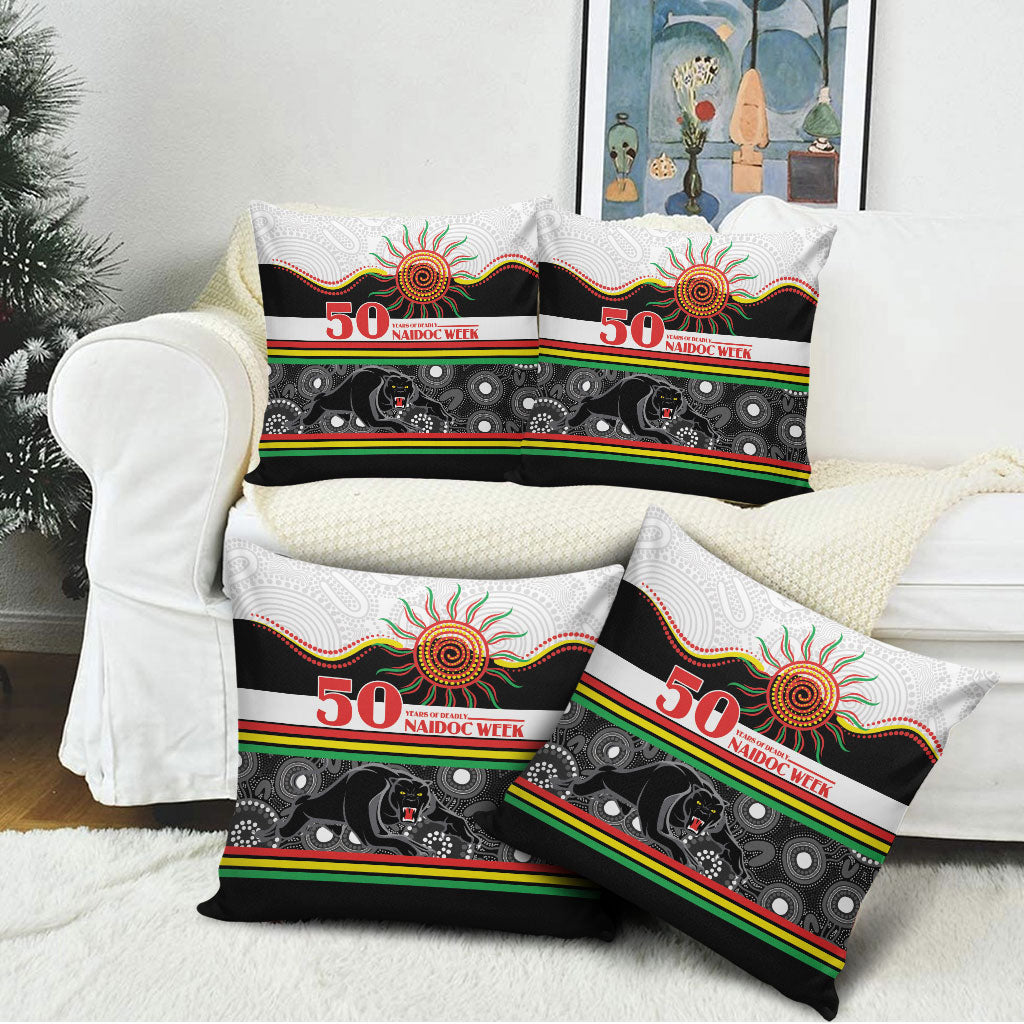 Panthers NAIDOC Week Pillow Cover Aboriginal Torres Strait Islanders Vibe