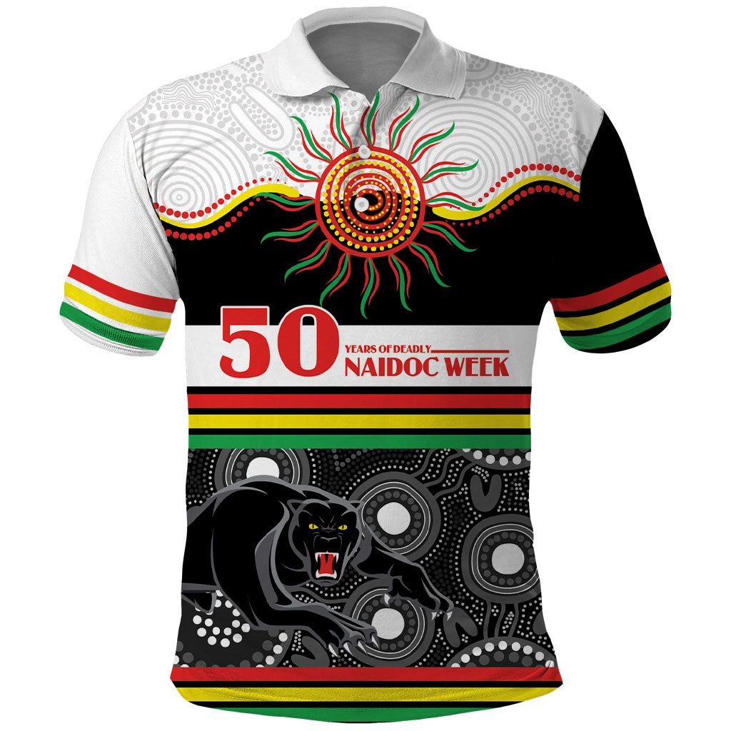 Panthers NAIDOC Week Personalised Polo Shirt Aboriginal Torres Strait Islanders Vibe