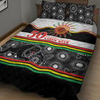 Panthers NAIDOC Week Quilt Bed Set Aboriginal Torres Strait Islanders Vibe