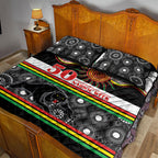 Panthers NAIDOC Week Quilt Bed Set Aboriginal Torres Strait Islanders Vibe