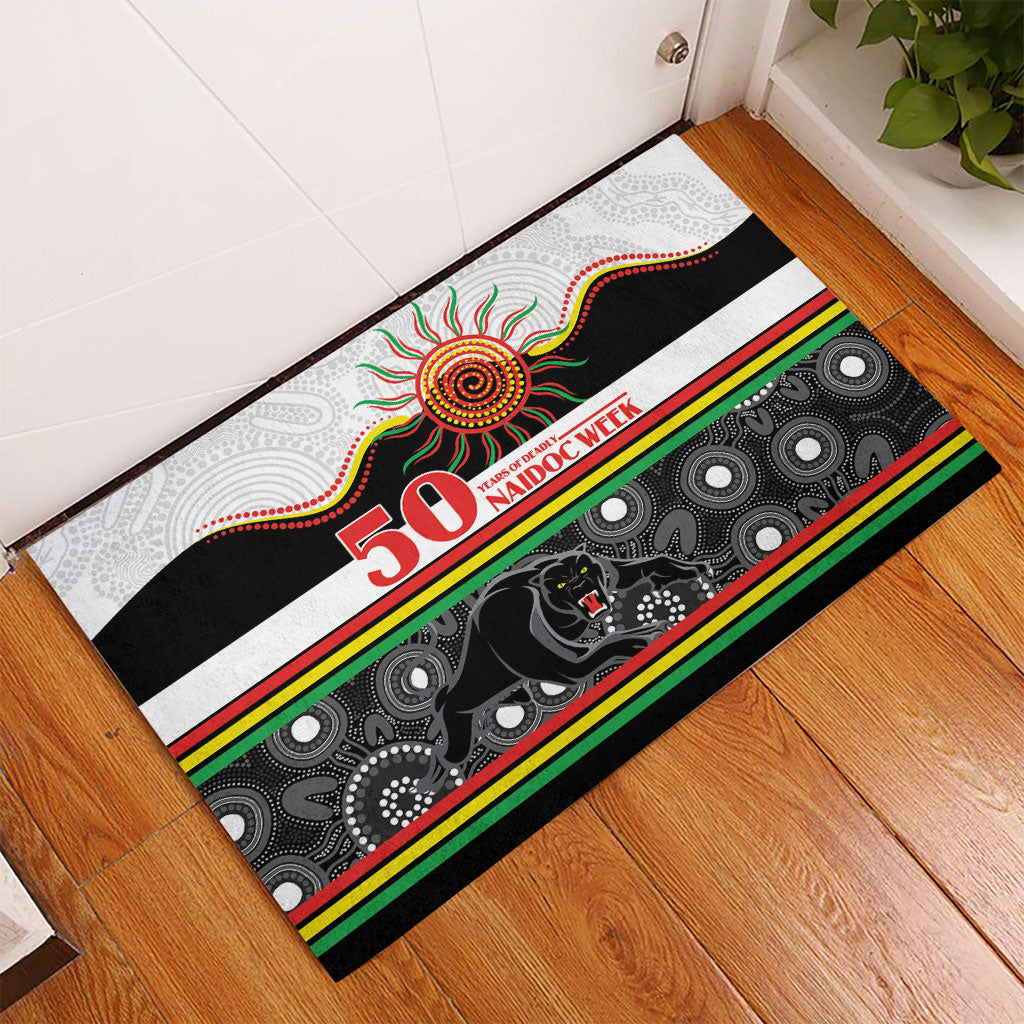 Panthers NAIDOC Week Rubber Doormat Aboriginal Torres Strait Islanders Vibe