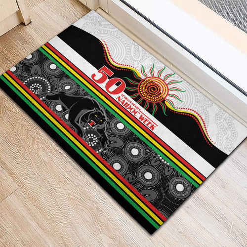 Panthers NAIDOC Week Rubber Doormat Aboriginal Torres Strait Islanders Vibe