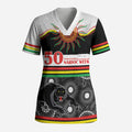 Panthers NAIDOC Week Personalised Scrub Top Aboriginal Torres Strait Islanders Vibe