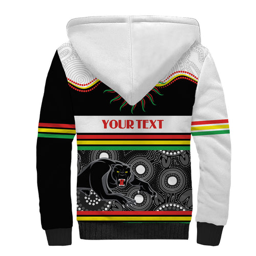 Panthers NAIDOC Week Personalised Sherpa Hoodie Aboriginal Torres Strait Islanders Vibe