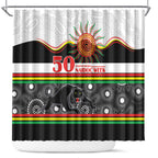 Panthers NAIDOC Week Shower Curtain Aboriginal Torres Strait Islanders Vibe