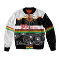 Panthers NAIDOC Week Personalised Sleeve Zip Bomber Jacket Aboriginal Torres Strait Islanders Vibe