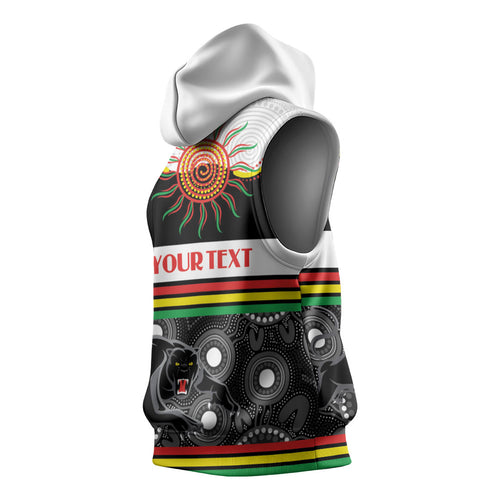 Panthers NAIDOC Week Personalised Sleeveless Hoodie Aboriginal Torres Strait Islanders Vibe