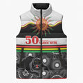 Panthers NAIDOC Week Personalised Sleeveless Puffer Jacket Aboriginal Torres Strait Islanders Vibe