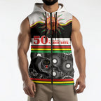 Panthers NAIDOC Week Personalised Sleeveless Zip Hoodie Aboriginal Torres Strait Islanders Vibe
