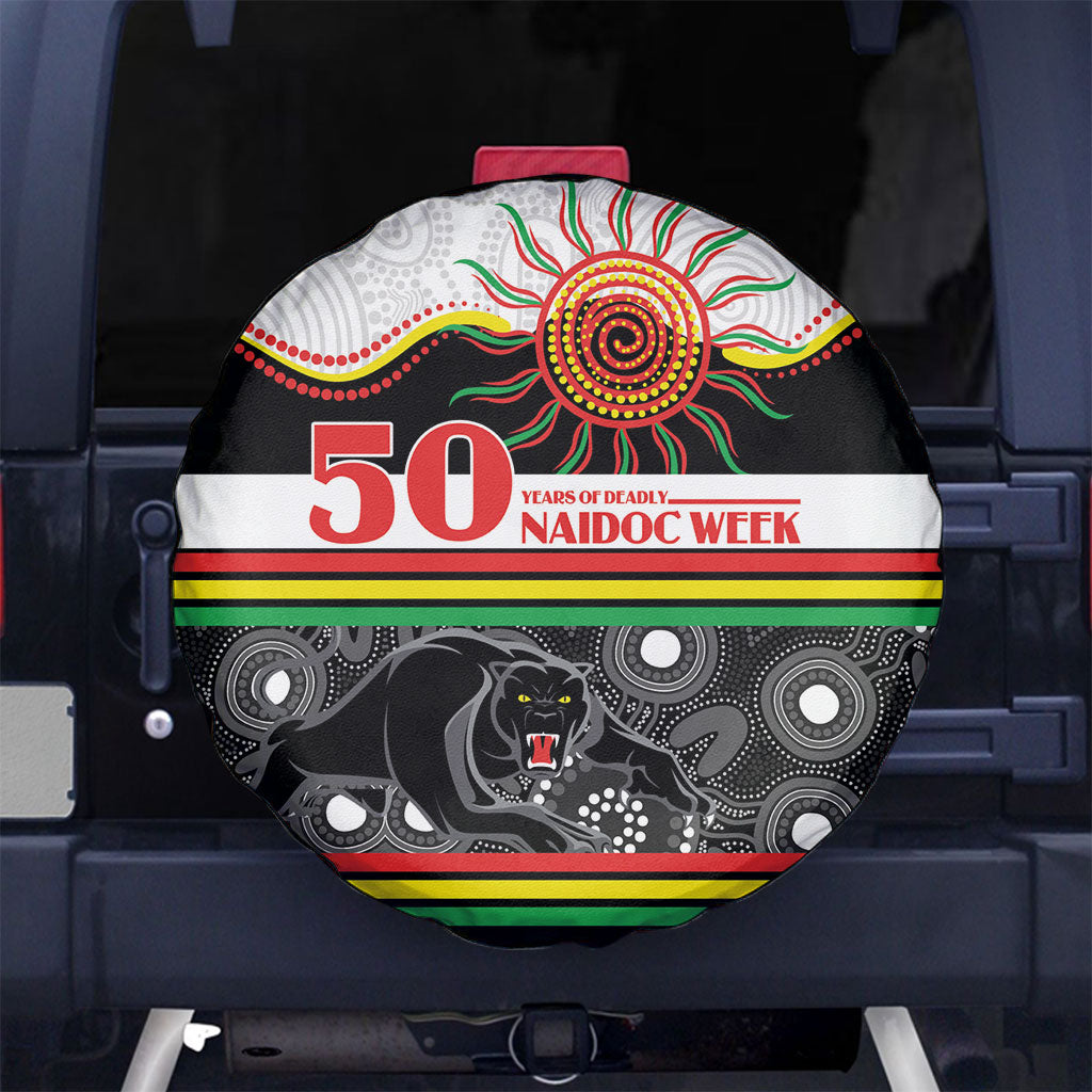 Panthers NAIDOC Week Spare Tire Cover Aboriginal Torres Strait Islanders Vibe
