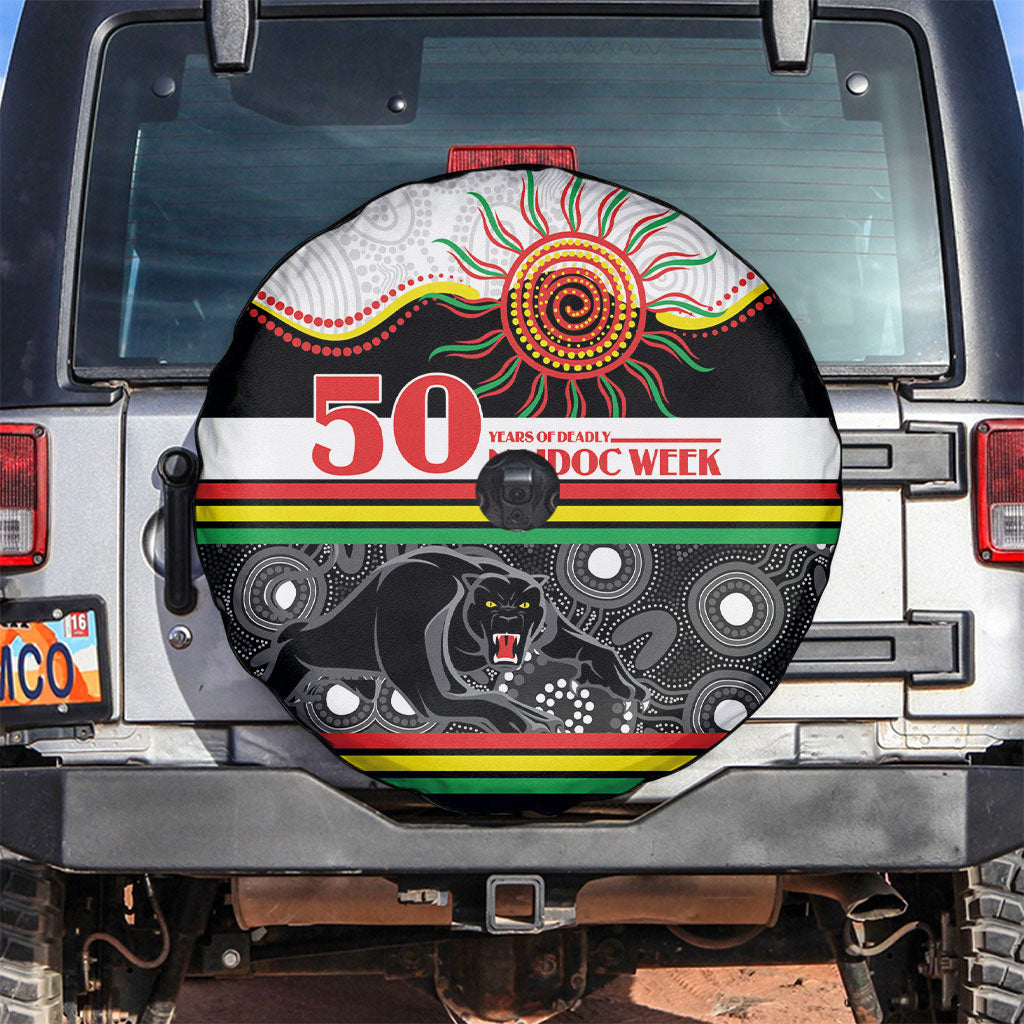 Panthers NAIDOC Week Spare Tire Cover Aboriginal Torres Strait Islanders Vibe