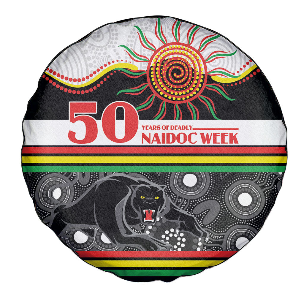 Panthers NAIDOC Week Spare Tire Cover Aboriginal Torres Strait Islanders Vibe