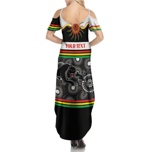 Panthers NAIDOC Week Personalised Summer Maxi Dress Aboriginal Torres Strait Islanders Vibe
