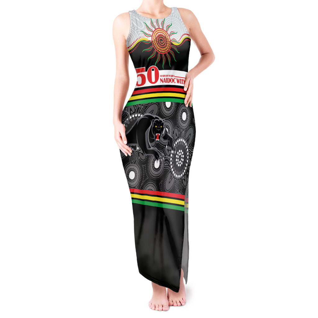 Panthers NAIDOC Week Personalised Tank Maxi Dress Aboriginal Torres Strait Islanders Vibe