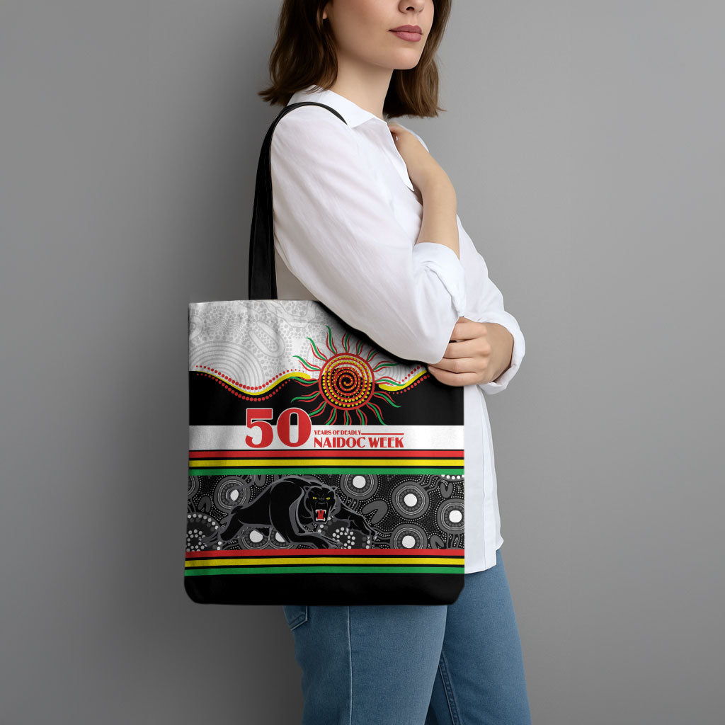 Panthers NAIDOC Week Tote Bag Aboriginal Torres Strait Islanders Vibe