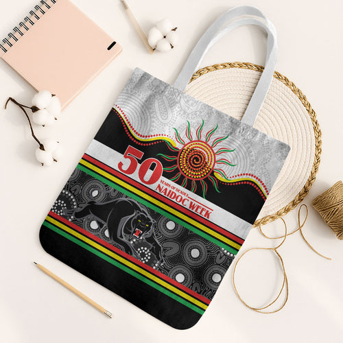 Panthers NAIDOC Week Tote Bag Aboriginal Torres Strait Islanders Vibe