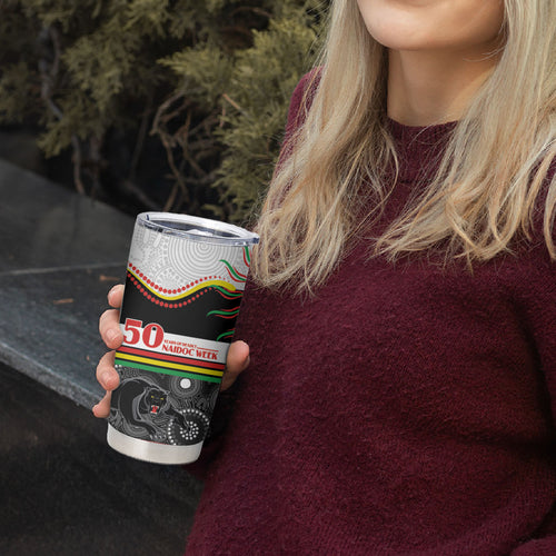Panthers NAIDOC Week Personalised Tumbler Cup Aboriginal Torres Strait Islanders Vibe