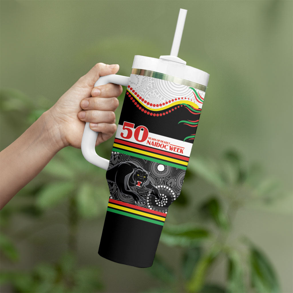 Panthers NAIDOC Week Personalised Tumbler With Handle Aboriginal Torres Strait Islanders Vibe