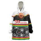 Panthers NAIDOC Week Personalised Wearable Blanket Hoodie Aboriginal Torres Strait Islanders Vibe
