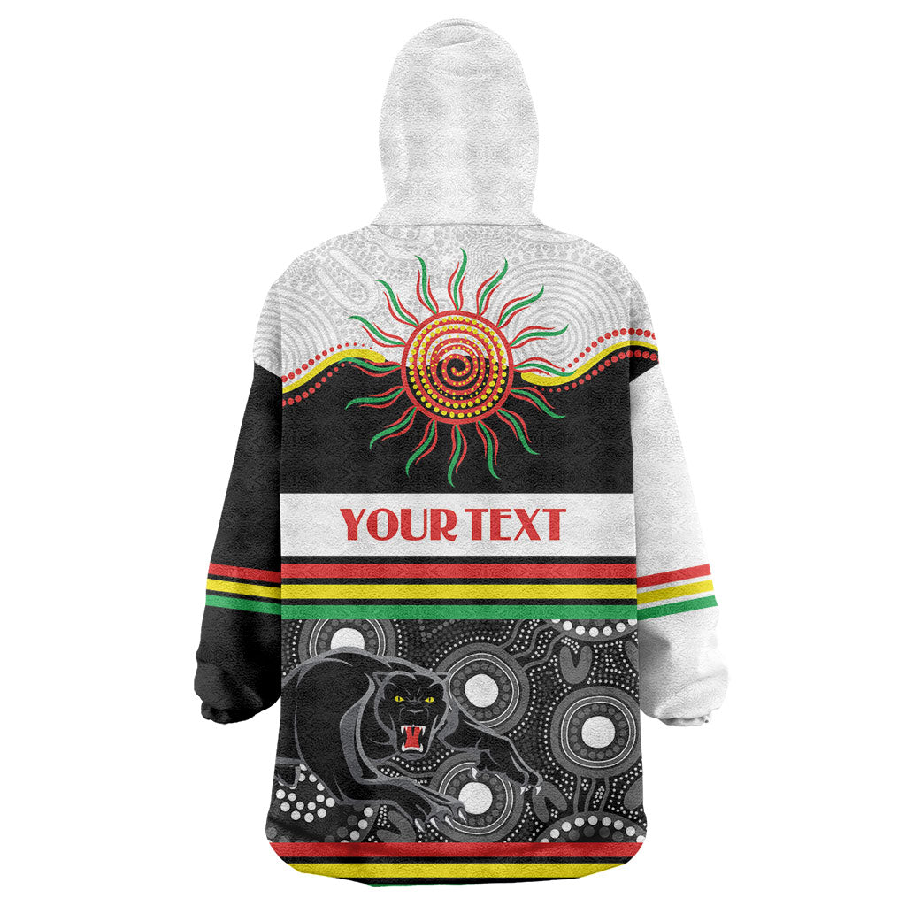 Panthers NAIDOC Week Personalised Wearable Blanket Hoodie Aboriginal Torres Strait Islanders Vibe