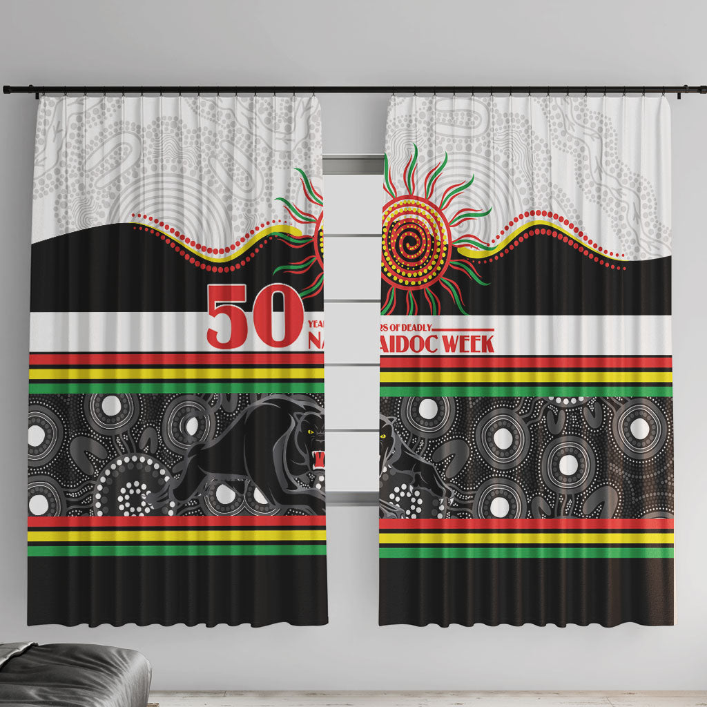 Panthers NAIDOC Week Window Curtain Aboriginal Torres Strait Islanders Vibe