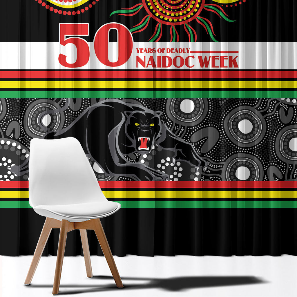 Panthers NAIDOC Week Window Curtain Aboriginal Torres Strait Islanders Vibe