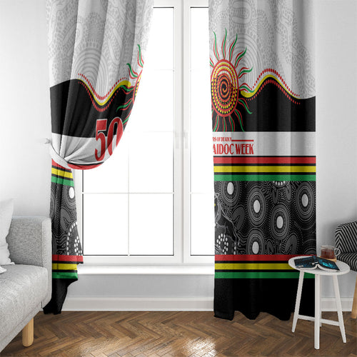 Panthers NAIDOC Week Window Curtain Aboriginal Torres Strait Islanders Vibe