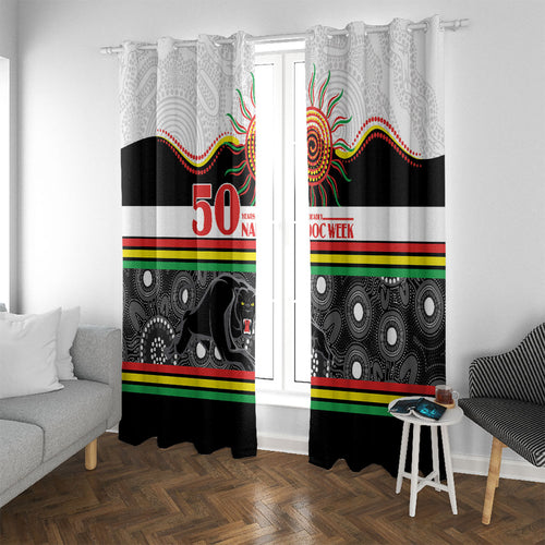 Panthers NAIDOC Week Window Curtain Aboriginal Torres Strait Islanders Vibe