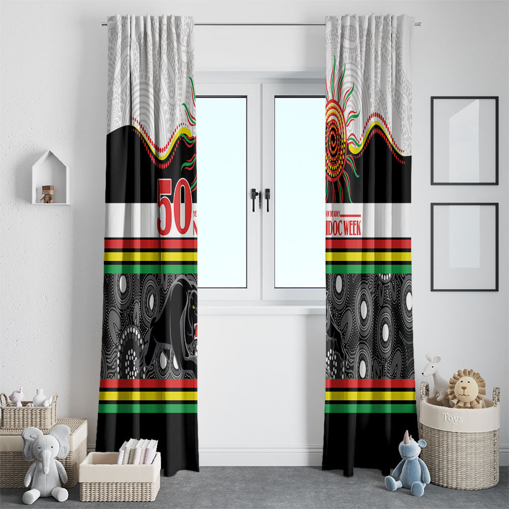 Panthers NAIDOC Week Window Curtain Aboriginal Torres Strait Islanders Vibe