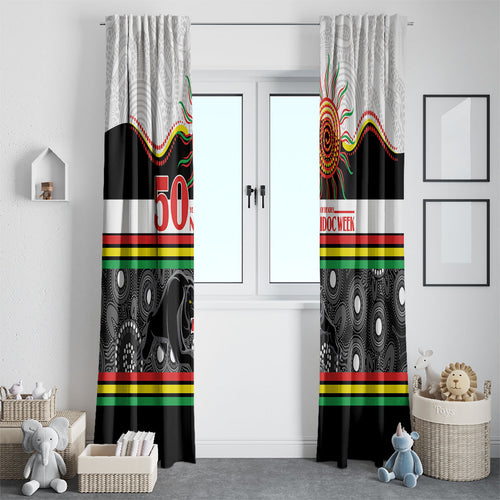 Panthers NAIDOC Week Window Curtain Aboriginal Torres Strait Islanders Vibe