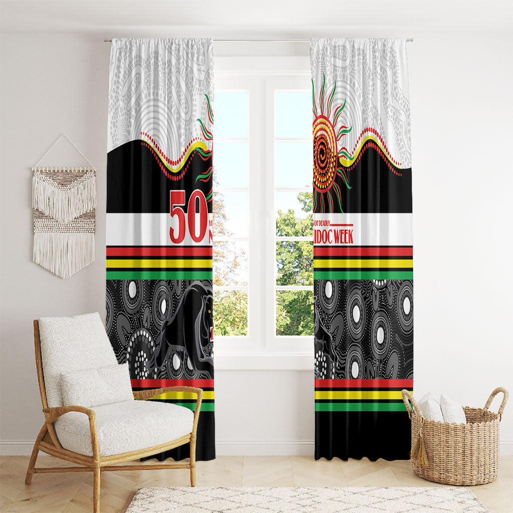 Panthers NAIDOC Week Window Curtain Aboriginal Torres Strait Islanders Vibe