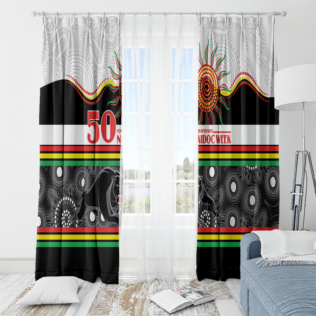 Panthers NAIDOC Week Window Curtain Aboriginal Torres Strait Islanders Vibe