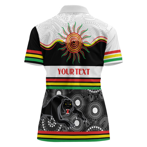 Panthers NAIDOC Week Personalised Women Polo Shirt Aboriginal Torres Strait Islanders Vibe