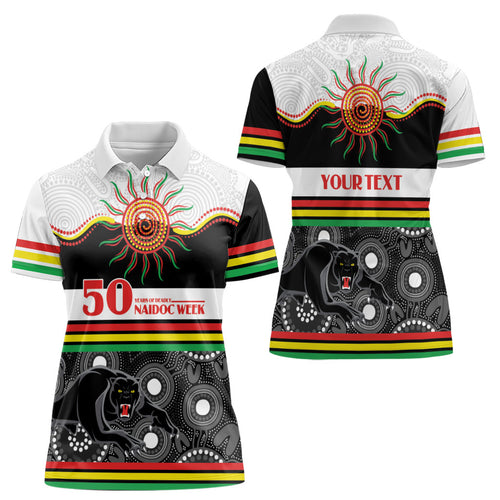 Panthers NAIDOC Week Personalised Women Polo Shirt Aboriginal Torres Strait Islanders Vibe