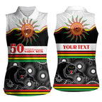 Panthers NAIDOC Week Personalised Women Sleeveless Polo Shirt Aboriginal Torres Strait Islanders Vibe