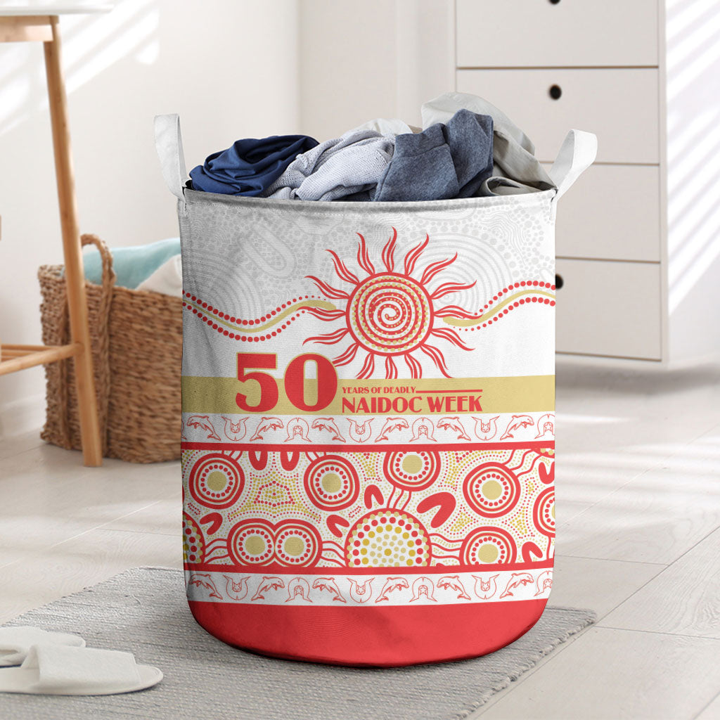 Dolphins NAIDOC Week Laundry Basket Aboriginal Torres Strait Islanders Vibe