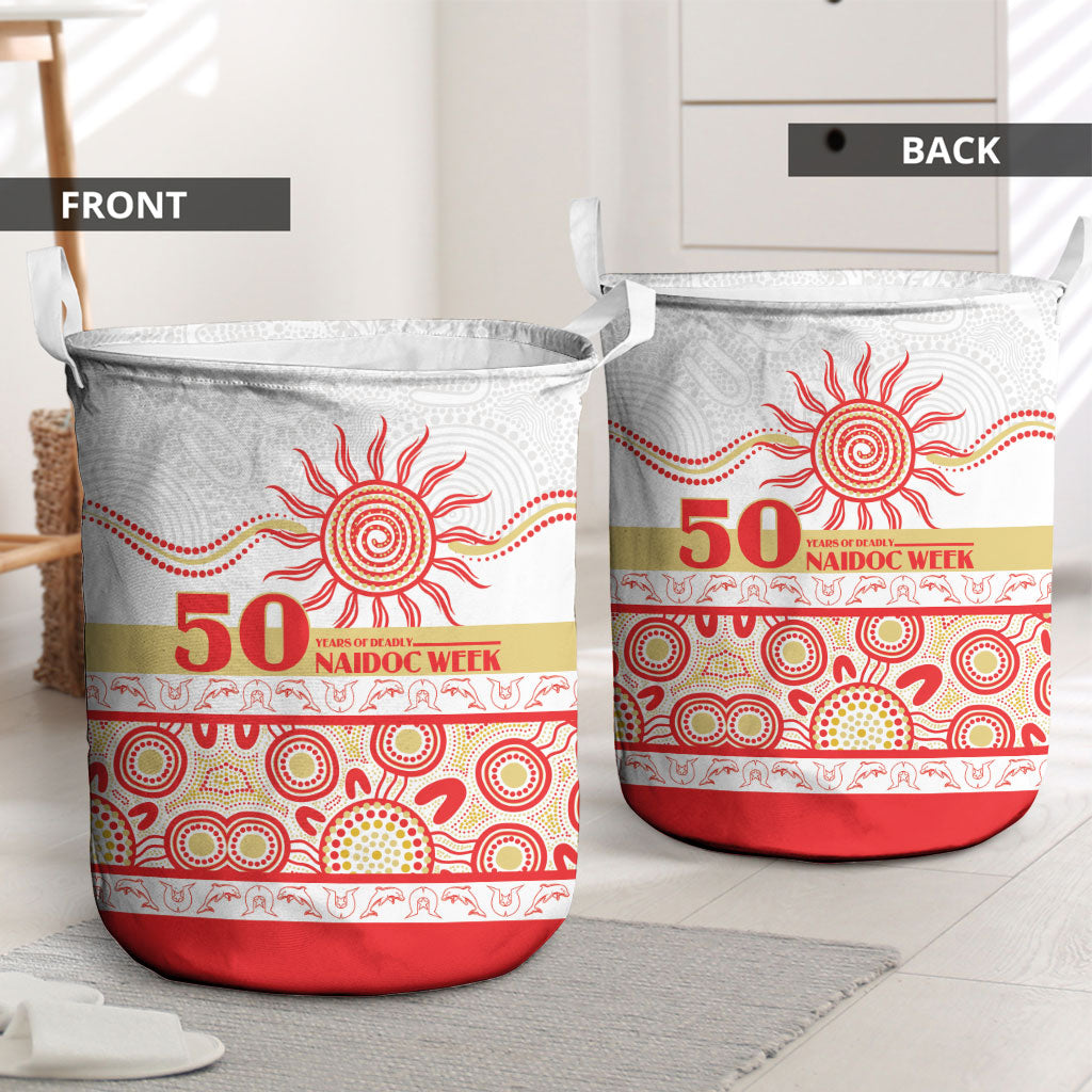 Dolphins NAIDOC Week Laundry Basket Aboriginal Torres Strait Islanders Vibe