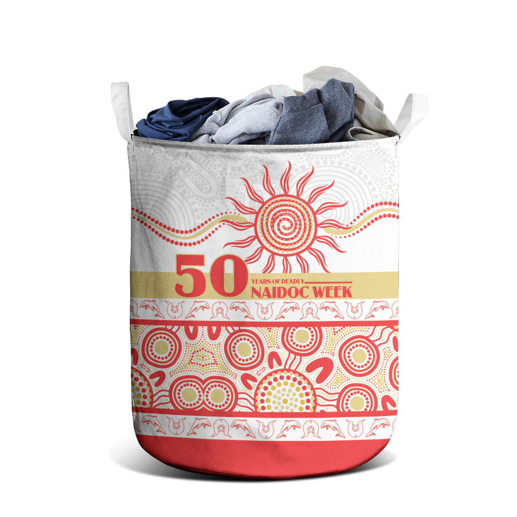 Dolphins NAIDOC Week Laundry Basket Aboriginal Torres Strait Islanders Vibe