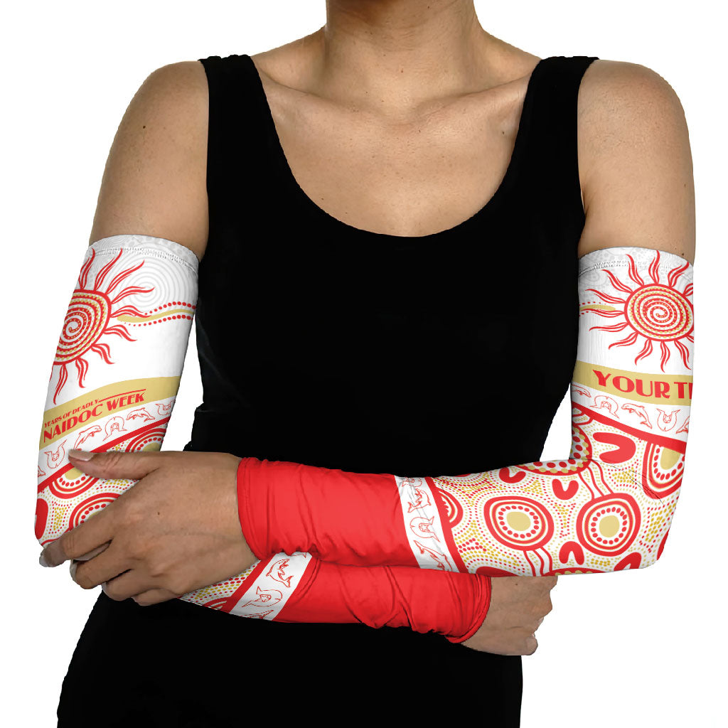 Dolphins NAIDOC Week Personalised Arm Sleeves Aboriginal Torres Strait Islanders Vibe