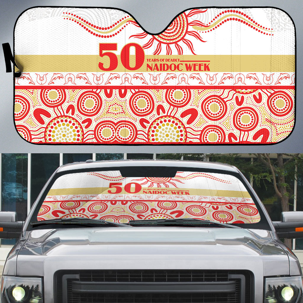 Dolphins NAIDOC Week Auto Sun Shade Aboriginal Torres Strait Islanders Vibe