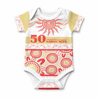 Dolphins NAIDOC Week Personalised Baby Onesie Aboriginal Torres Strait Islanders Vibe