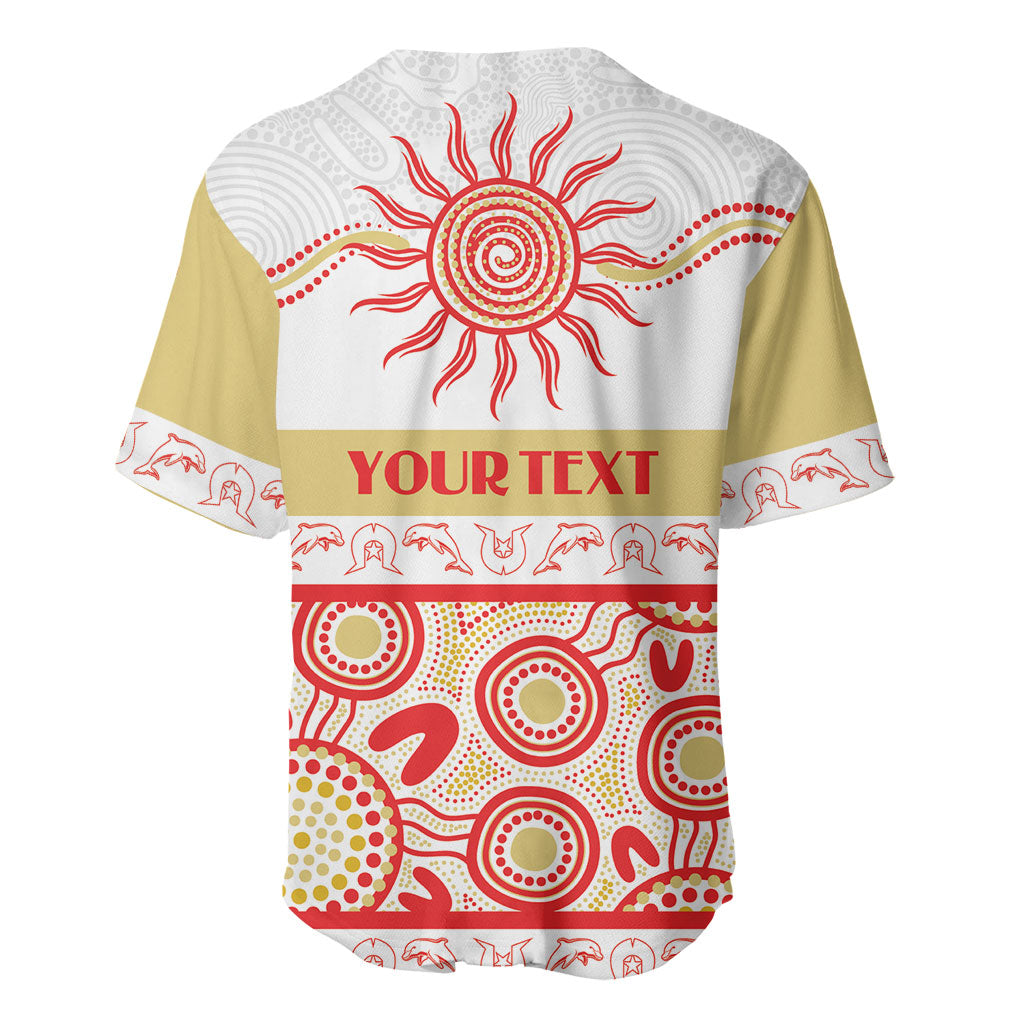 Dolphins NAIDOC Week Personalised Baseball Jersey Aboriginal Torres Strait Islanders Vibe