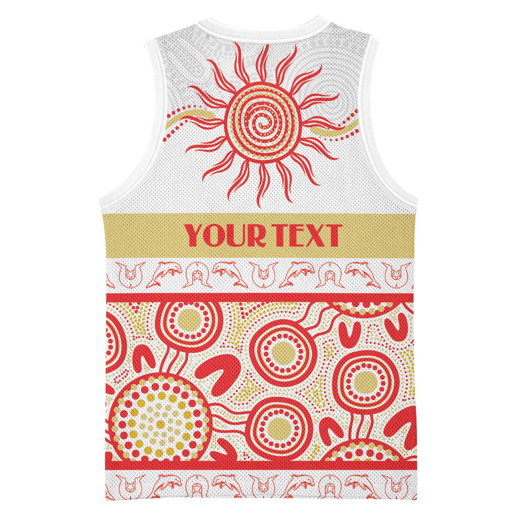 Dolphins NAIDOC Week Personalised Basketball Jersey Aboriginal Torres Strait Islanders Vibe