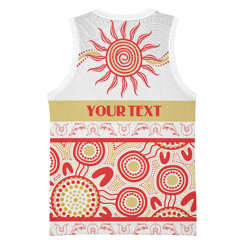 Dolphins NAIDOC Week Personalised Basketball Jersey Aboriginal Torres Strait Islanders Vibe