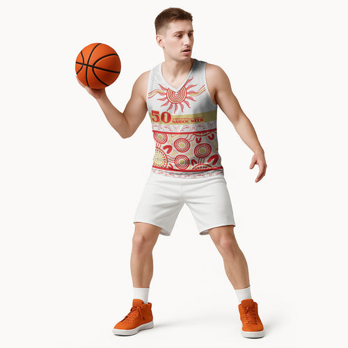 Dolphins NAIDOC Week Personalised Basketball Jersey Aboriginal Torres Strait Islanders Vibe