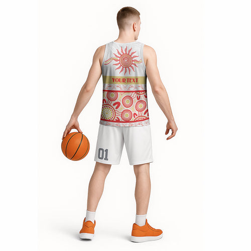 Dolphins NAIDOC Week Personalised Basketball Jersey Aboriginal Torres Strait Islanders Vibe